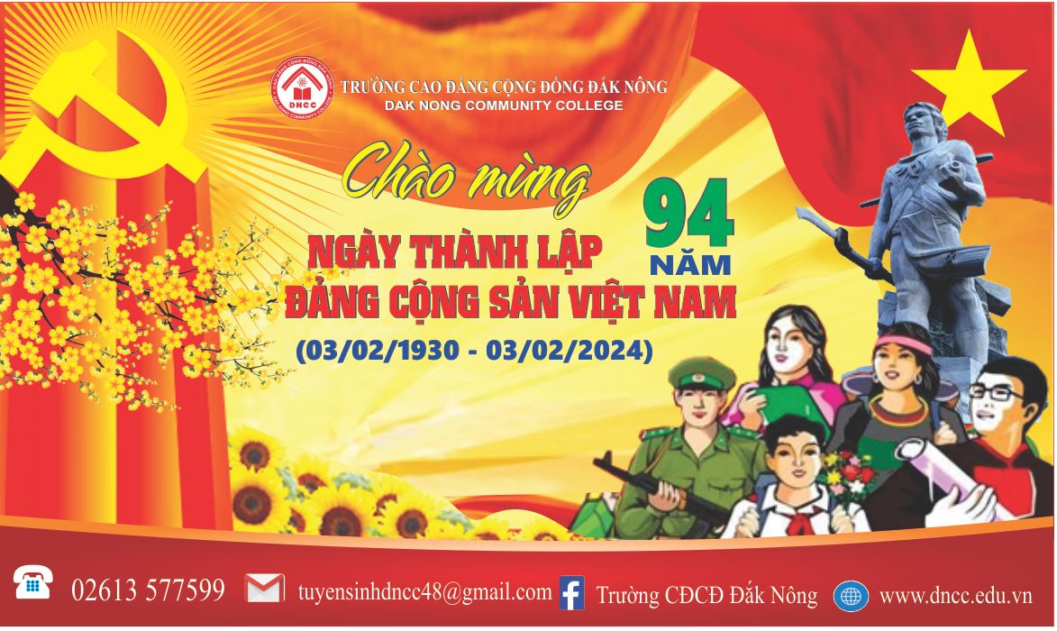 Chào mừng kỷ niệm 94 năm Ngày Thành lập Đảng Cộng sản Việt Nam