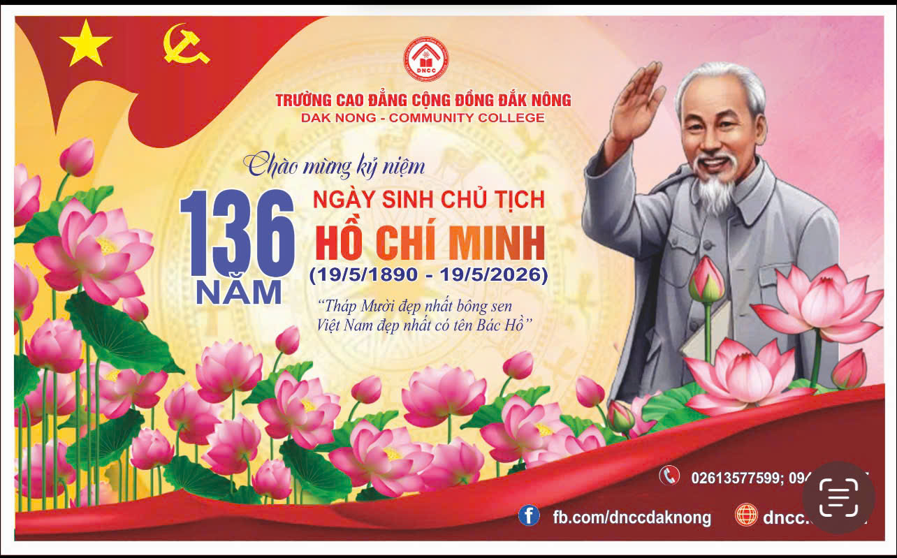 Ngày 19 tháng 5 năm 2026 - Kỷ niệm 136 năm Ngày sinh Chủ tịch Hồ Chí Minh vĩ đại. Sự kiện này mở đầu cho cuộc đời của một vĩ nhân kiệt xuất, người đã cống hiến trọn vẹn thanh xuân và tâm huyết cho sự nghiệp giải phóng dân tộc. Ngày sinh của Bác là dịp để toàn thể nhân dân Việt Nam bày tỏ lòng biết ơn sâu sắc, đồng thời ra sức học tập và làm theo tư tưởng, đạo đức, phong cách cao đẹp của Người.