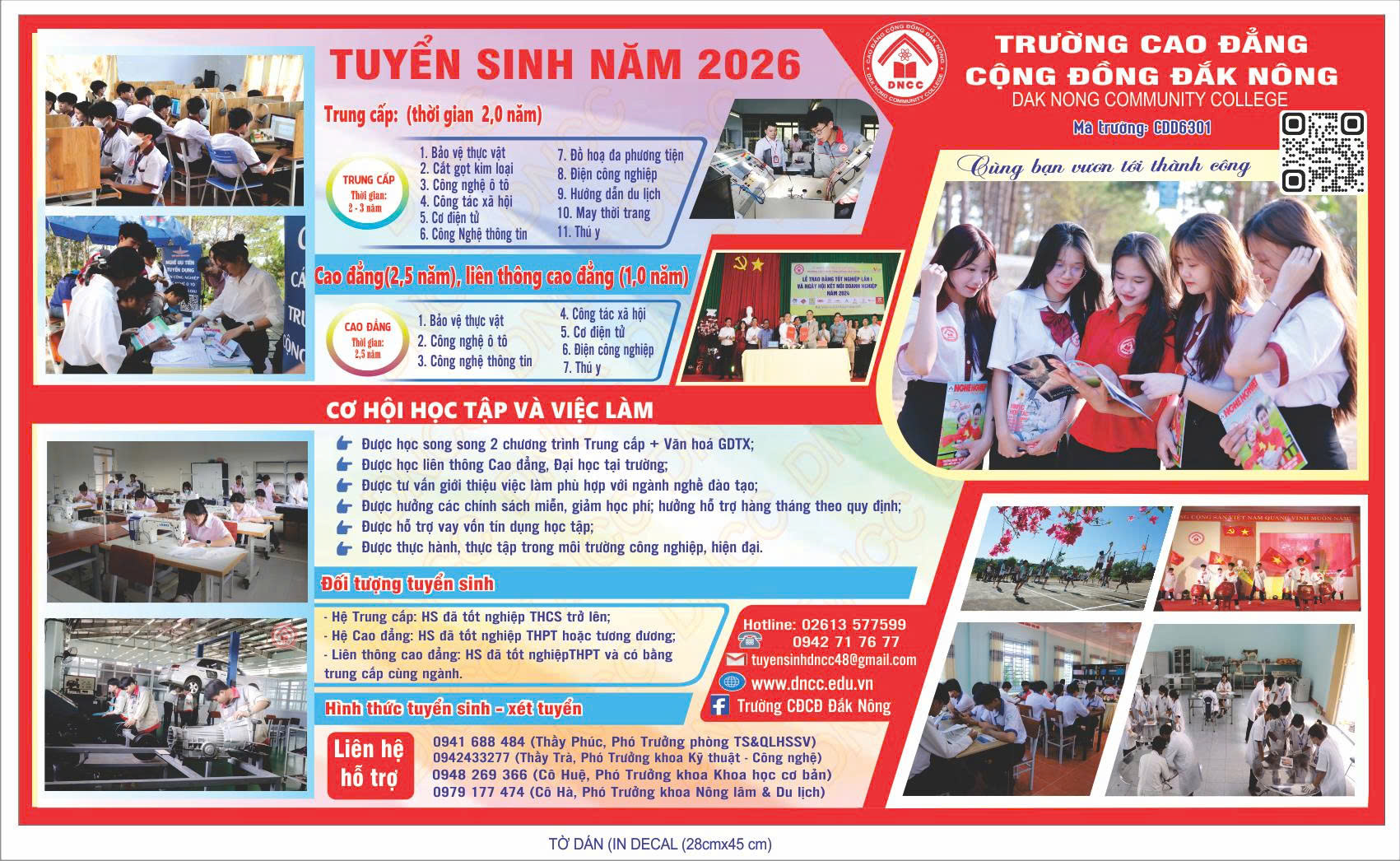 🎓 Hành Trình Chinh Phục Ước Mơ Bắt Đầu Từ TRƯỜNG CAO ĐẲNG CỘNG ĐỒNG ĐẮK NÔNG - DNCC 🌱